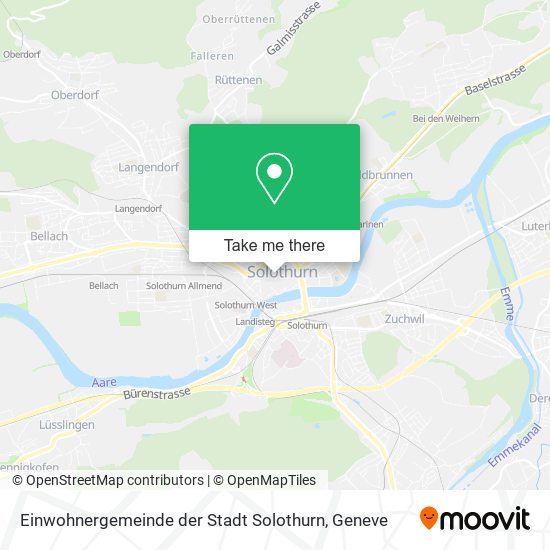 Einwohnergemeinde der Stadt Solothurn plan