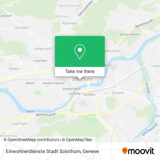 Einwohnerdienste Stadt Solothurn map
