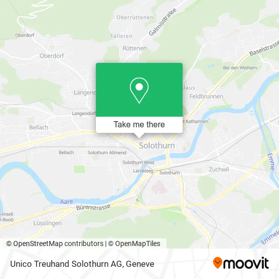 Unico Treuhand Solothurn AG map