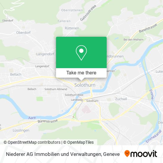 Niederer AG Immobilien und Verwaltungen map