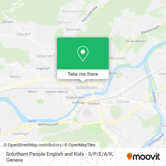 Solothurn People English and Kids - S / P/E / A/K map