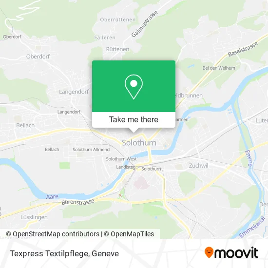 Texpress Textilpflege map
