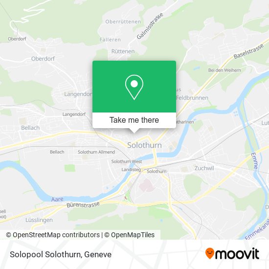 Solopool Solothurn map