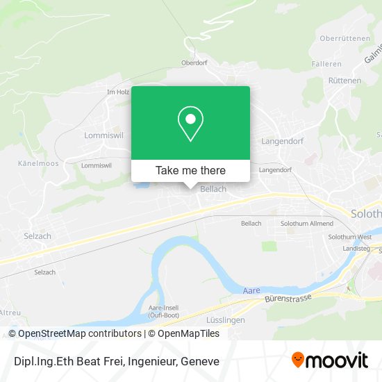 Dipl.Ing.Eth Beat Frei, Ingenieur map