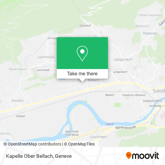 Kapelle Ober Bellach map