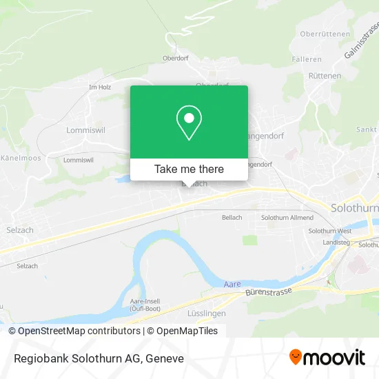 Regiobank Solothurn AG map