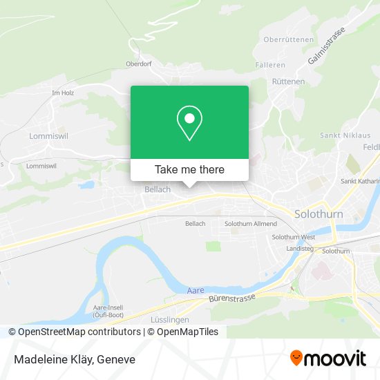 Madeleine Kläy map