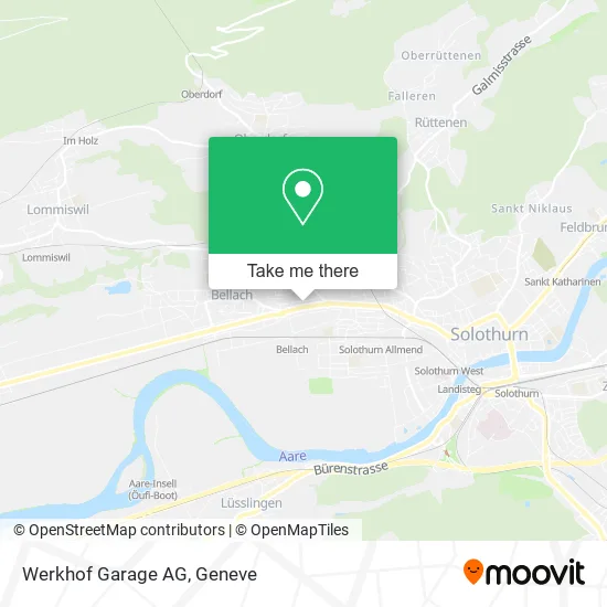 Werkhof Garage AG map