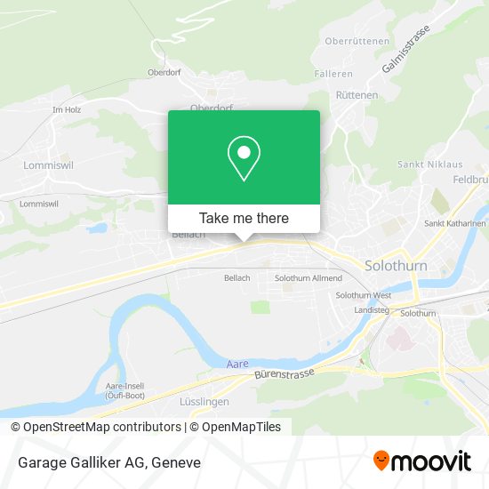 Garage Galliker AG map