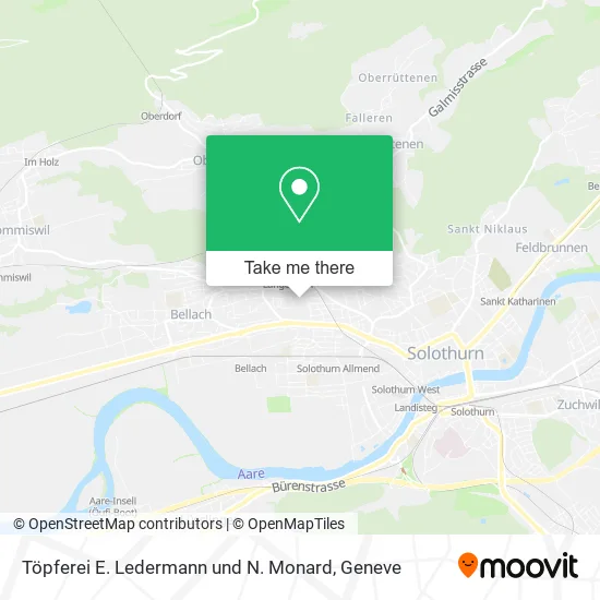 Töpferei E. Ledermann und N. Monard map