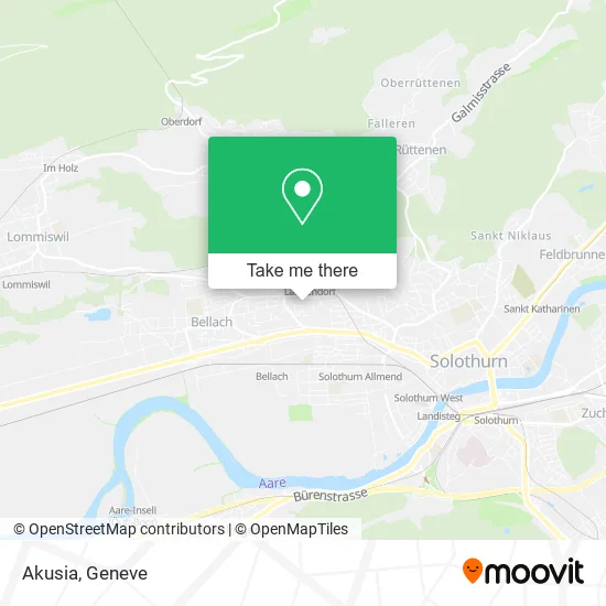 Akusia map