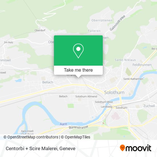 Centorbi + Scire Malerei map
