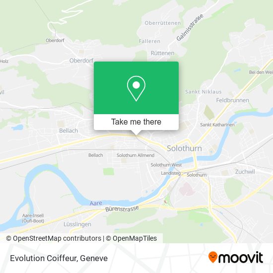 Evolution Coiffeur map