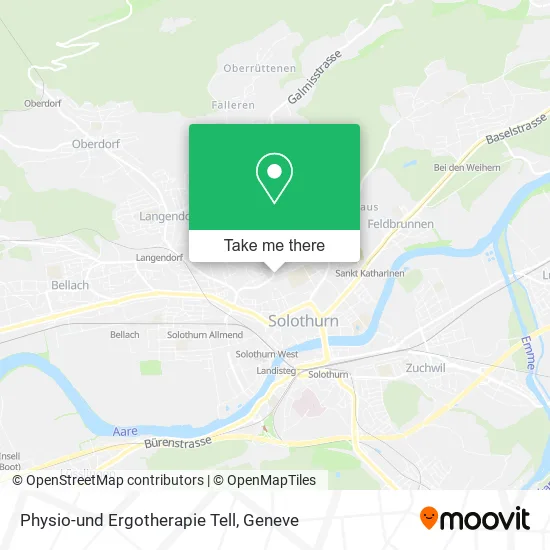 Physio-und Ergotherapie Tell map