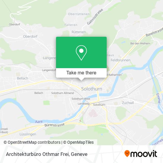 Architekturbüro Othmar Frei map
