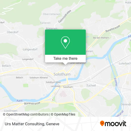 Urs Matter Consulting map