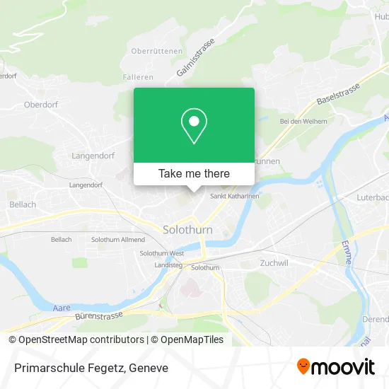 Primarschule Fegetz map