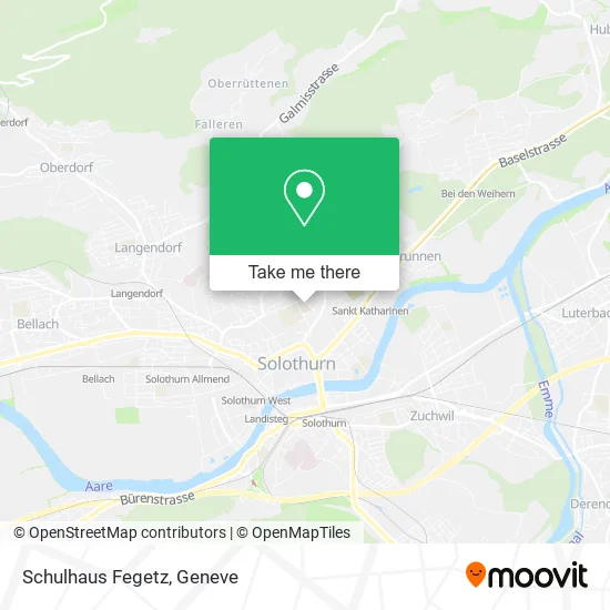Schulhaus Fegetz map