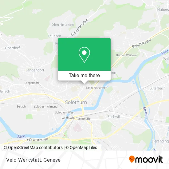 Velo-Werkstatt map