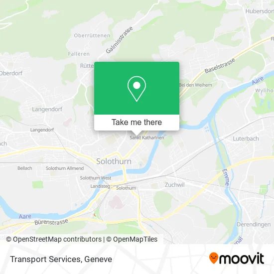 Transport Services map