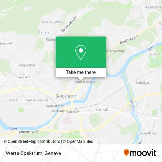 Werte-Spektrum map