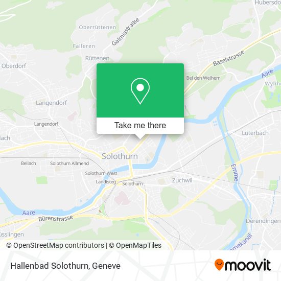 Hallenbad Solothurn map