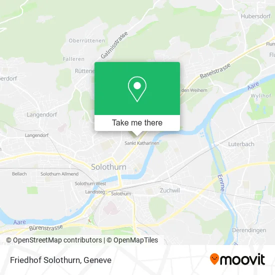 Friedhof Solothurn map