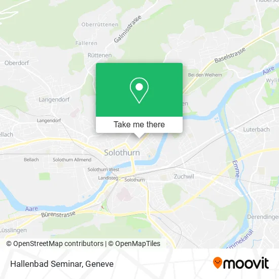 Hallenbad Seminar map
