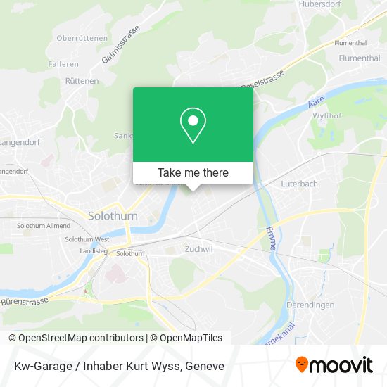 Kw-Garage / Inhaber Kurt Wyss map