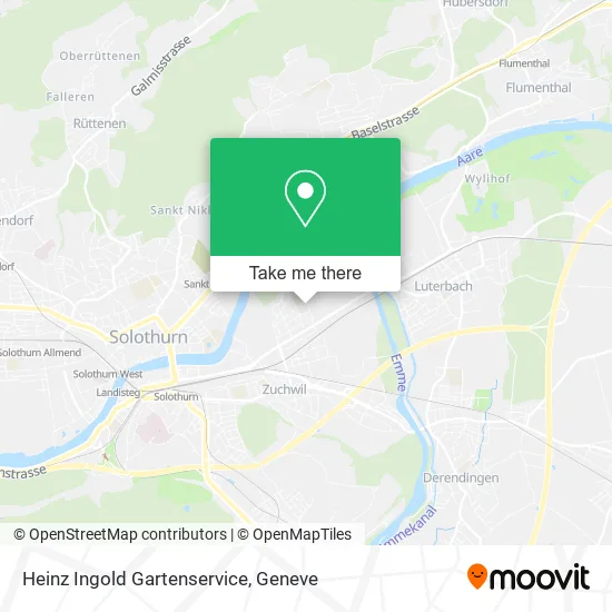 Heinz Ingold Gartenservice map