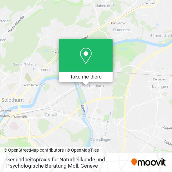 Gesundheitspraxis für Naturheilkunde und Psychologische Beratung Moll map