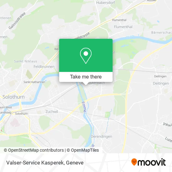 Valser-Service Kasperek map