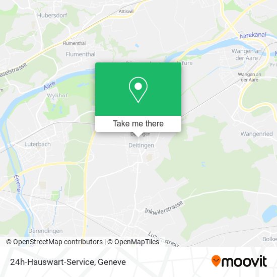 24h-Hauswart-Service map