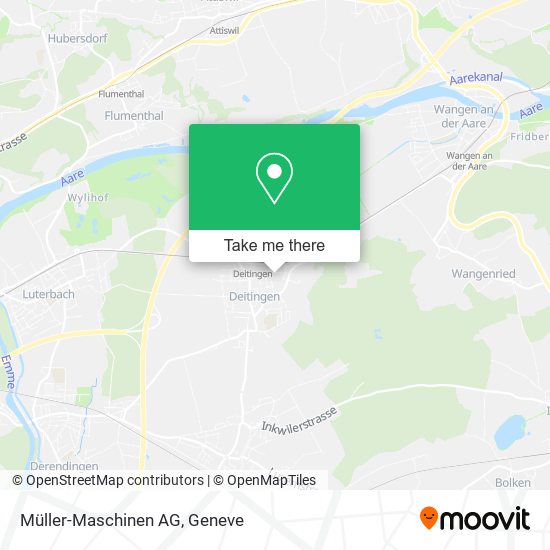 Müller-Maschinen AG map