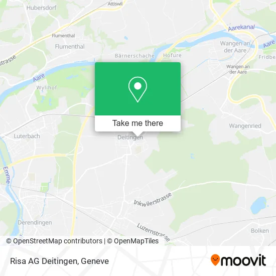 Risa AG Deitingen map