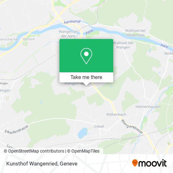 Kunsthof Wangenried map
