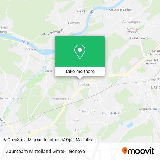 Zaunteam Mittelland GmbH map