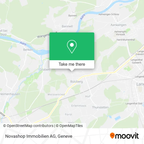 Novashop Immobilien AG map