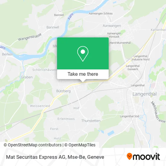Mat Securitas Express AG, Mse-Be map