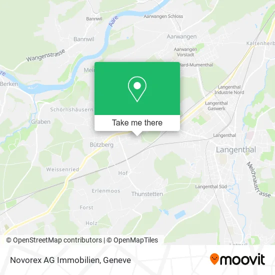 Novorex AG Immobilien map