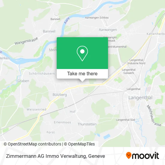 Zimmermann AG Immo Verwaltung map