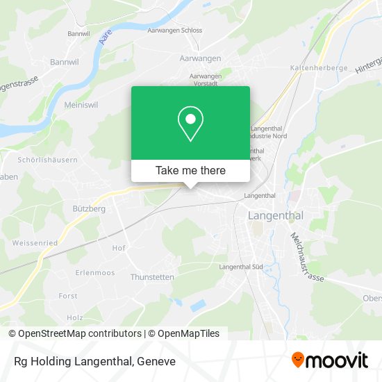 Rg Holding Langenthal map
