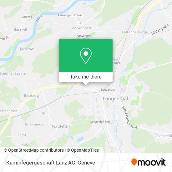 Kaminfegergeschäft Lanz AG map