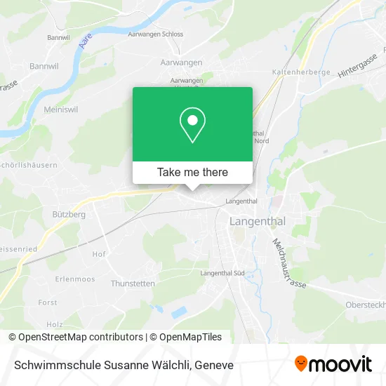 Schwimmschule Susanne Wälchli map