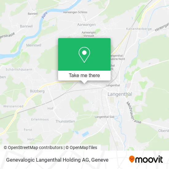 Genevalogic Langenthal Holding AG map