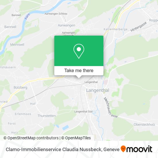 Clamo-Immobilienservice Claudia Nussbeck map