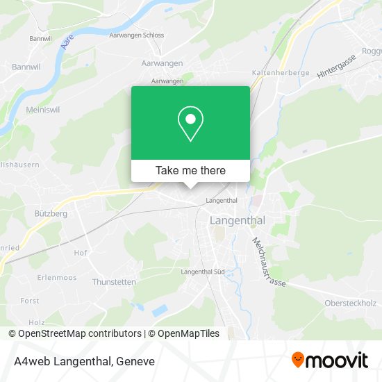 A4web Langenthal map