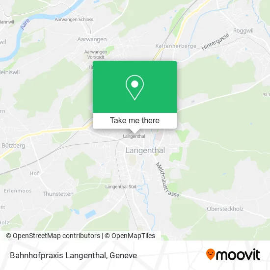 Bahnhofpraxis Langenthal map