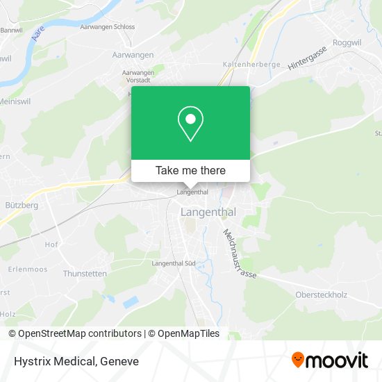 Hystrix Medical map