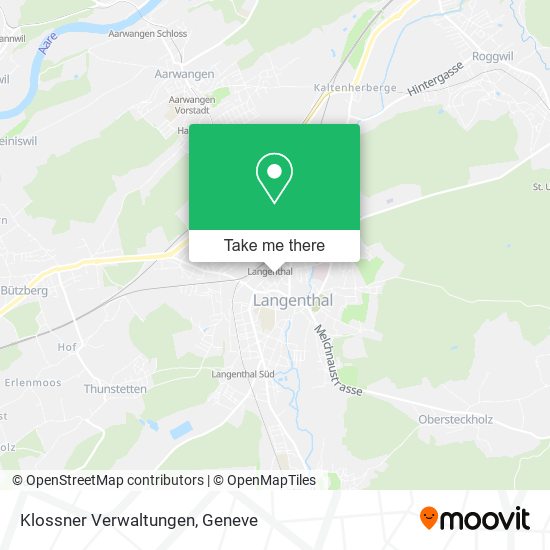 Klossner Verwaltungen map
